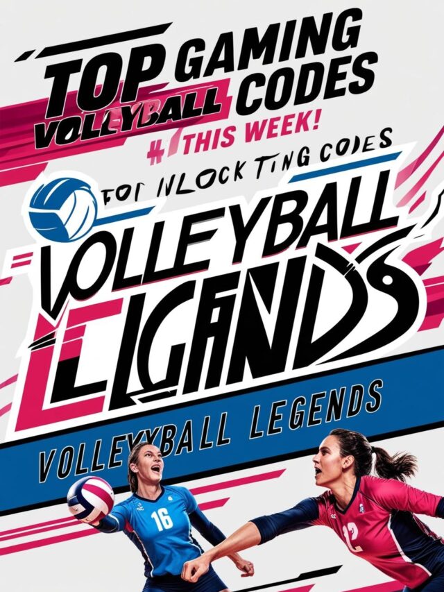 Top Gaming Codes This Week: Unlock Volleyball Legends!
